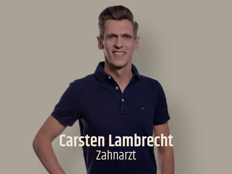 Portrait von Zahnarzt Carsten Lambrecht in Steglitz