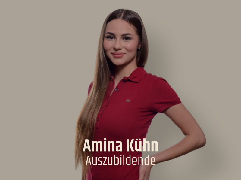 Portrait von unserer Auszubildende Amina Kühn in Steglitz
